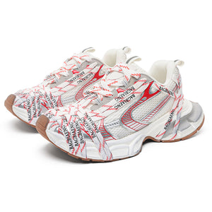 Triple S | Logotype Technical Sneakers - Santo