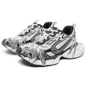 Triple S | Logotype Technical Sneakers - Santo