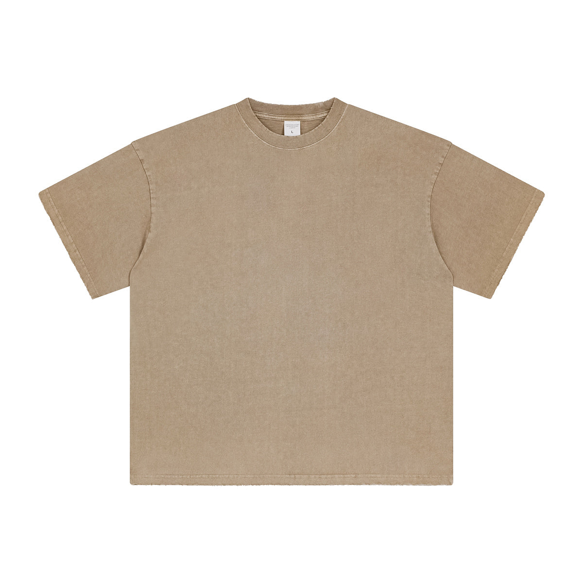 Washed Edge Distressed | Basic T-Shirt - Santo