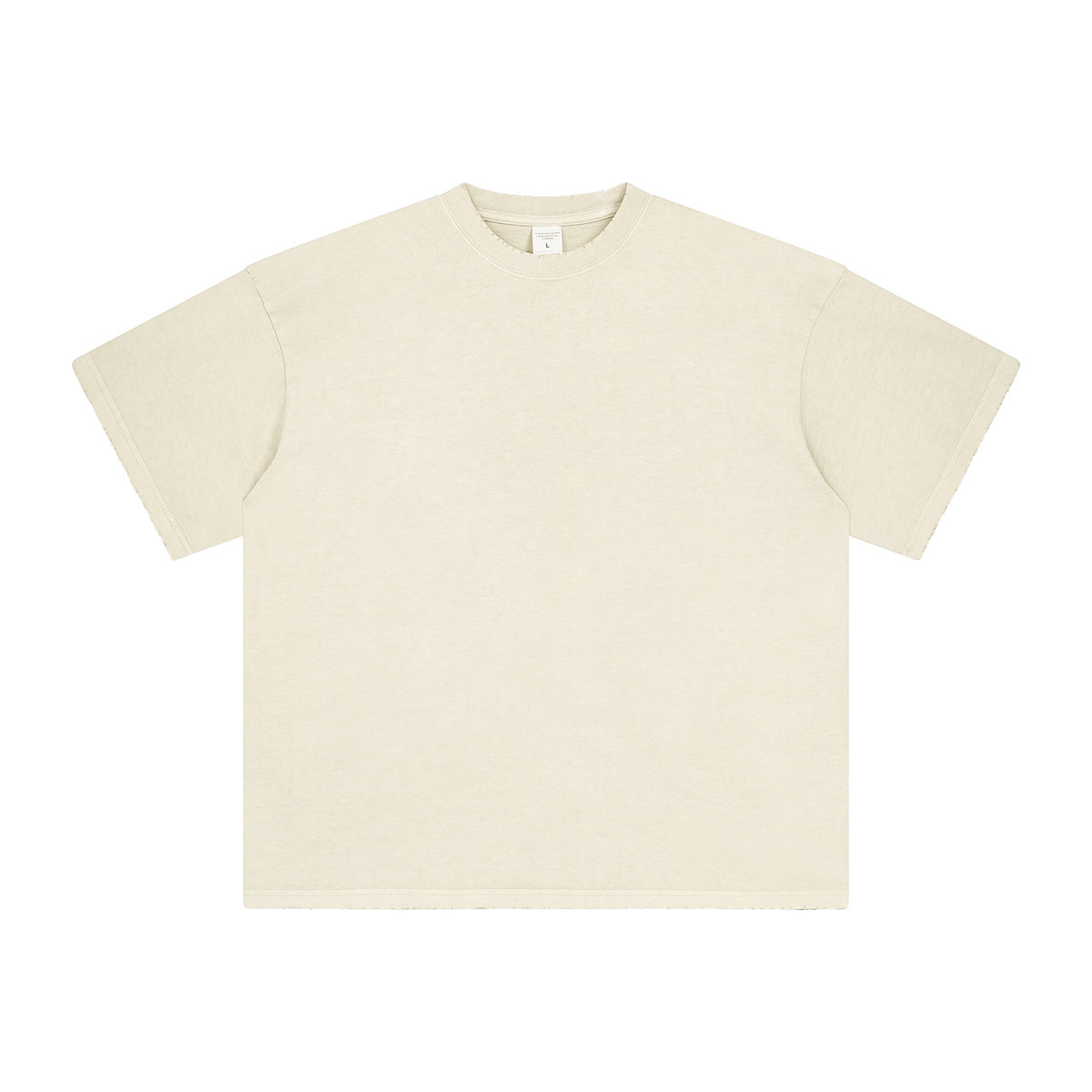 Washed Edge Distressed | Basic T-Shirt - Santo