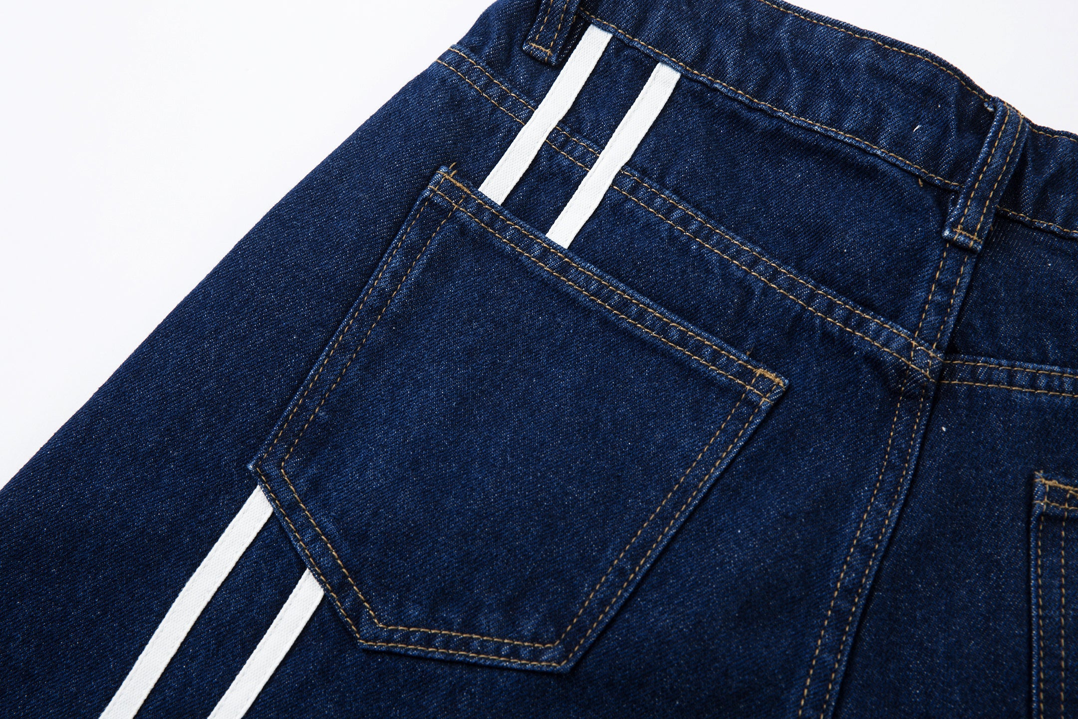 Retro High Street Style Trousers | Wide Leg Baggy Print Jeans - Santo