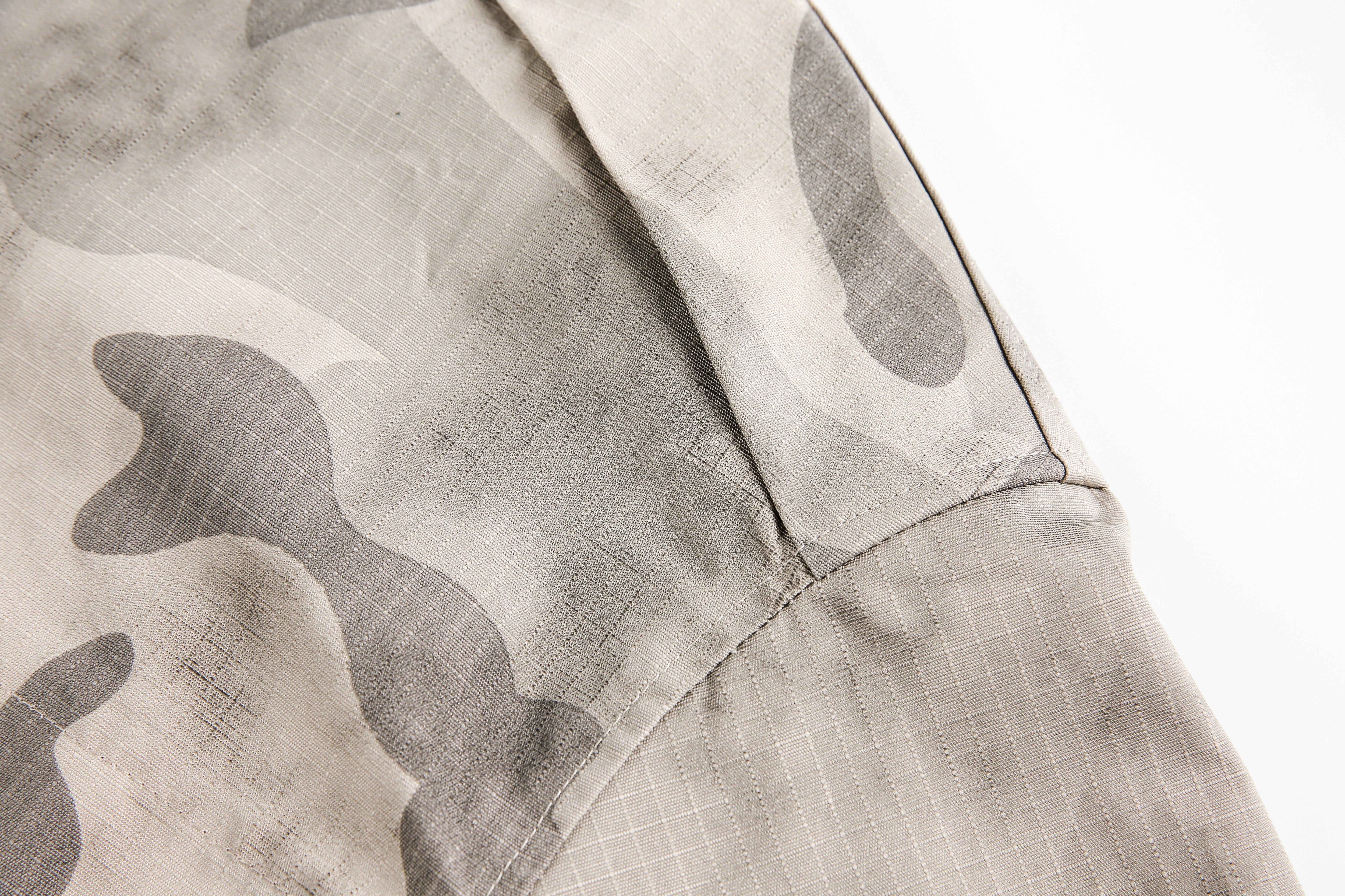 Retro Spliced Streetwear Outerwear | Camouflage Cargo Jacket - Santo