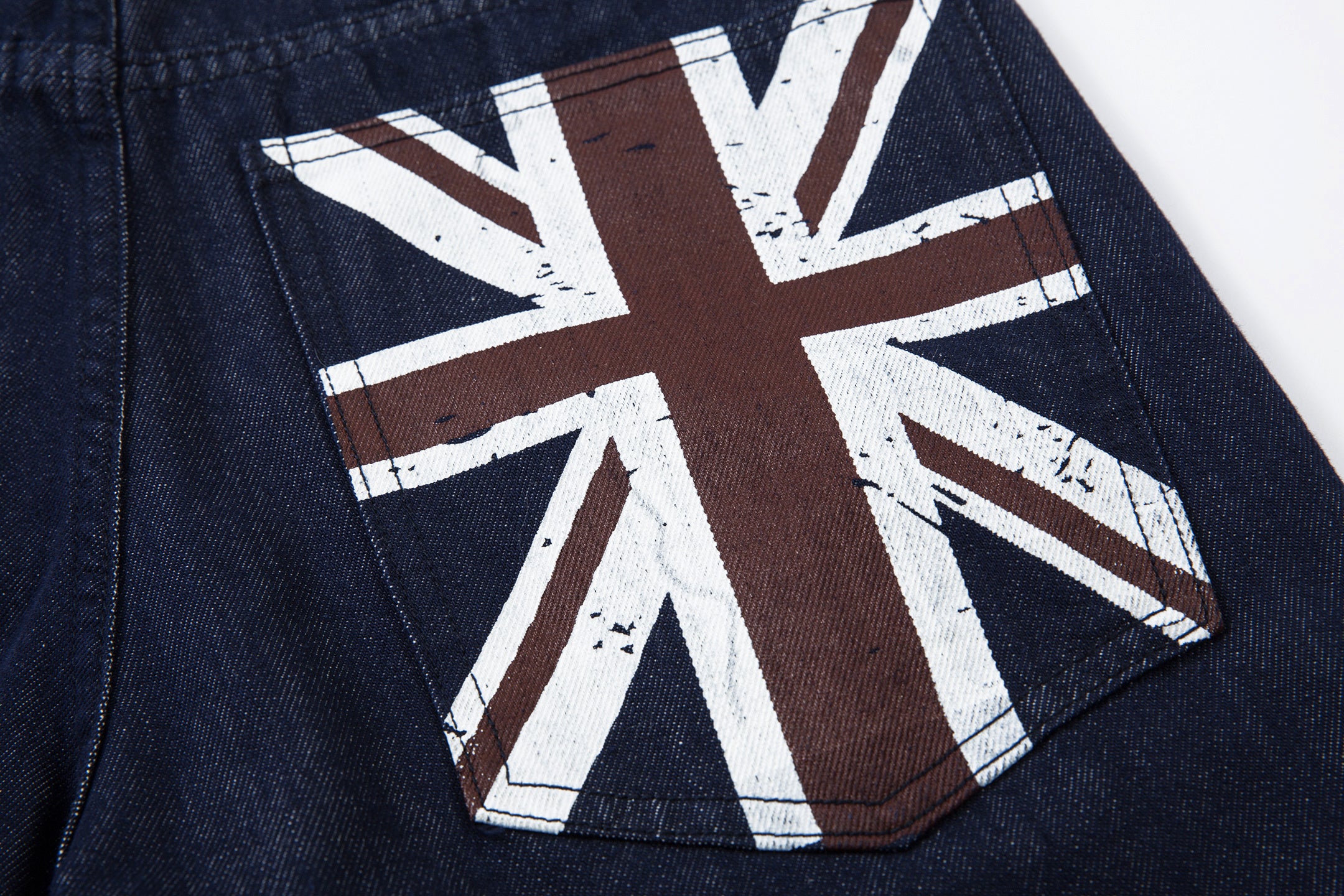 Retro Spliced Streetwear Denim | Y2K Wide Leg Baggy Jeans - Santo