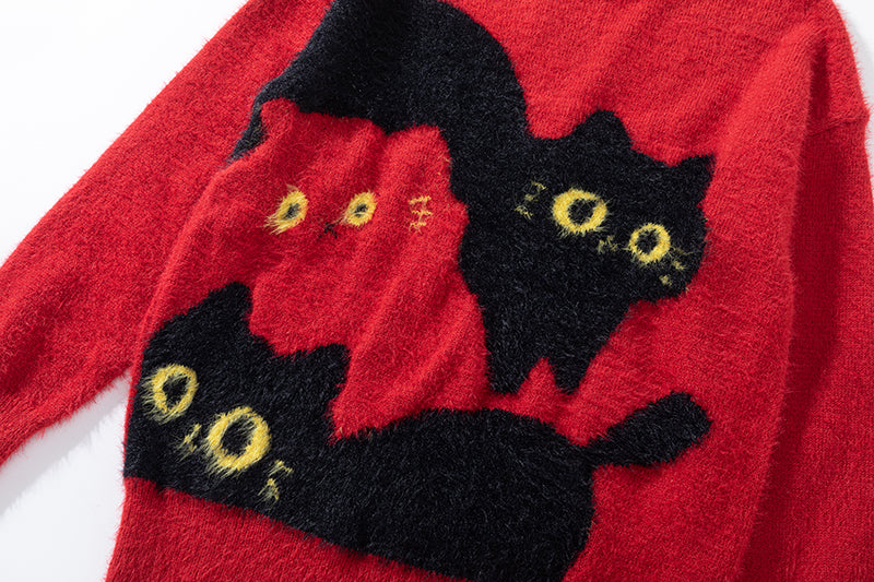 Playful Paws | High Street Knit Jumper - Santo