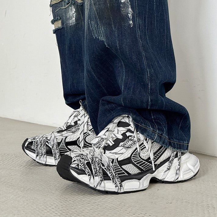 Triple S | Logotype Technical Sneakers