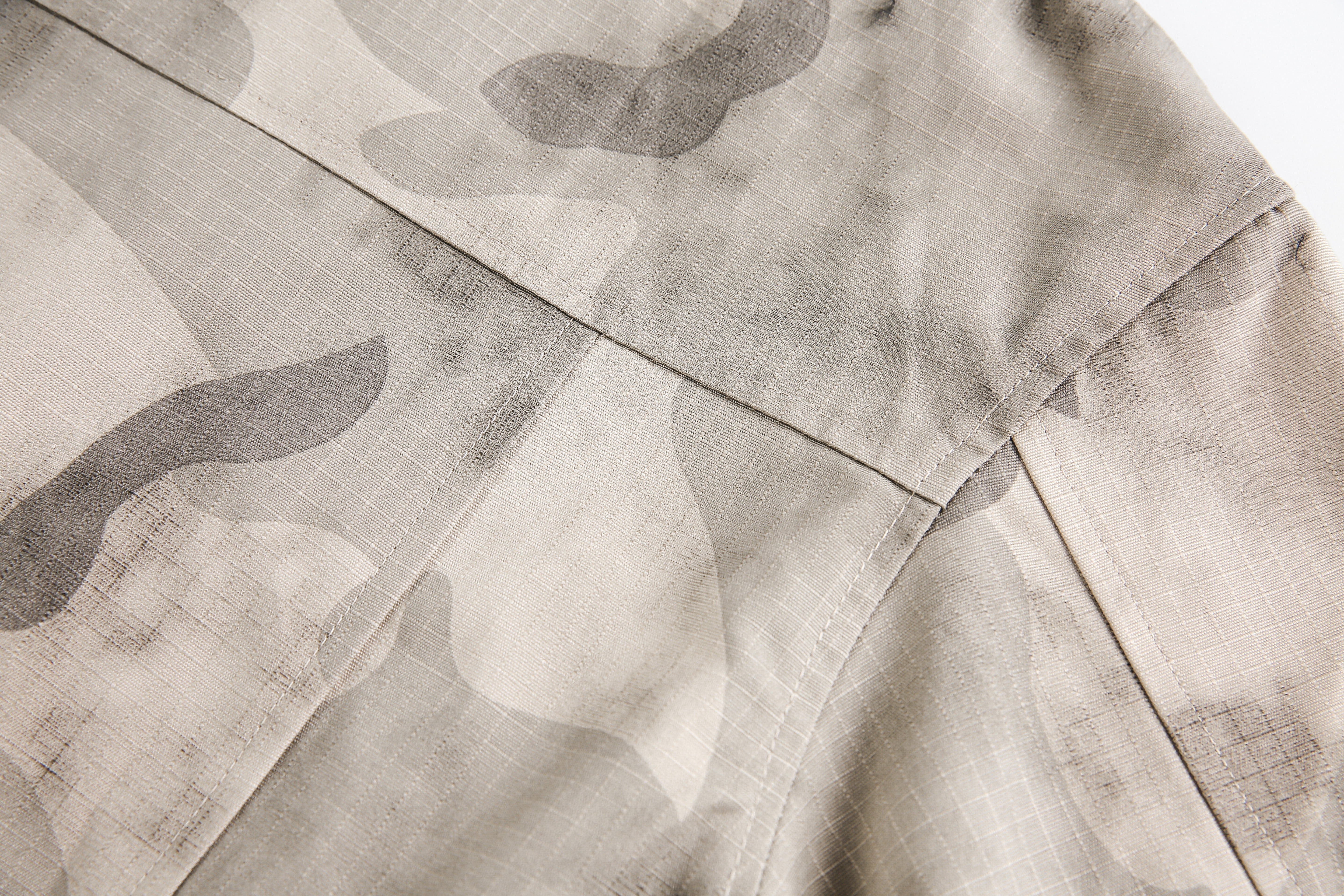 Retro Spliced Streetwear Outerwear | Camouflage Cargo Jacket - Santo