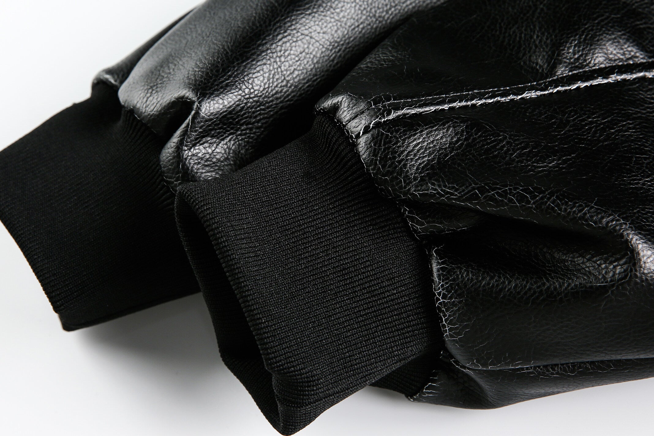 Retro Streetwear Outerwear | Vintage Leather Bomber Jacket - Santo