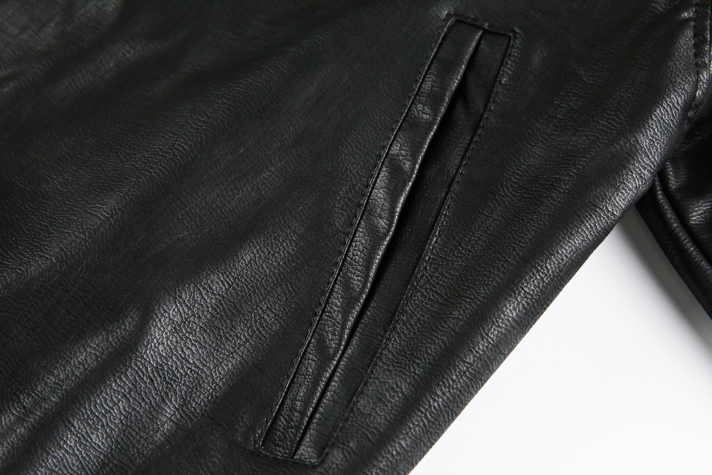 Retro Motorcycle Streetwear Coat | Embroidered Leather Jacket - Santo