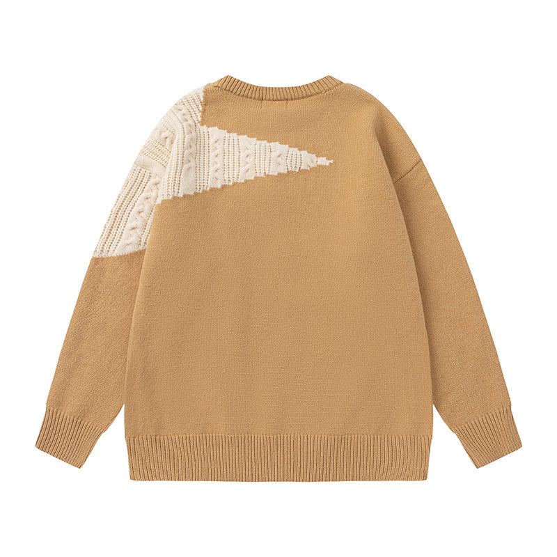 Street Starburst | High Street Patchwork Oversized Jumper - Santo