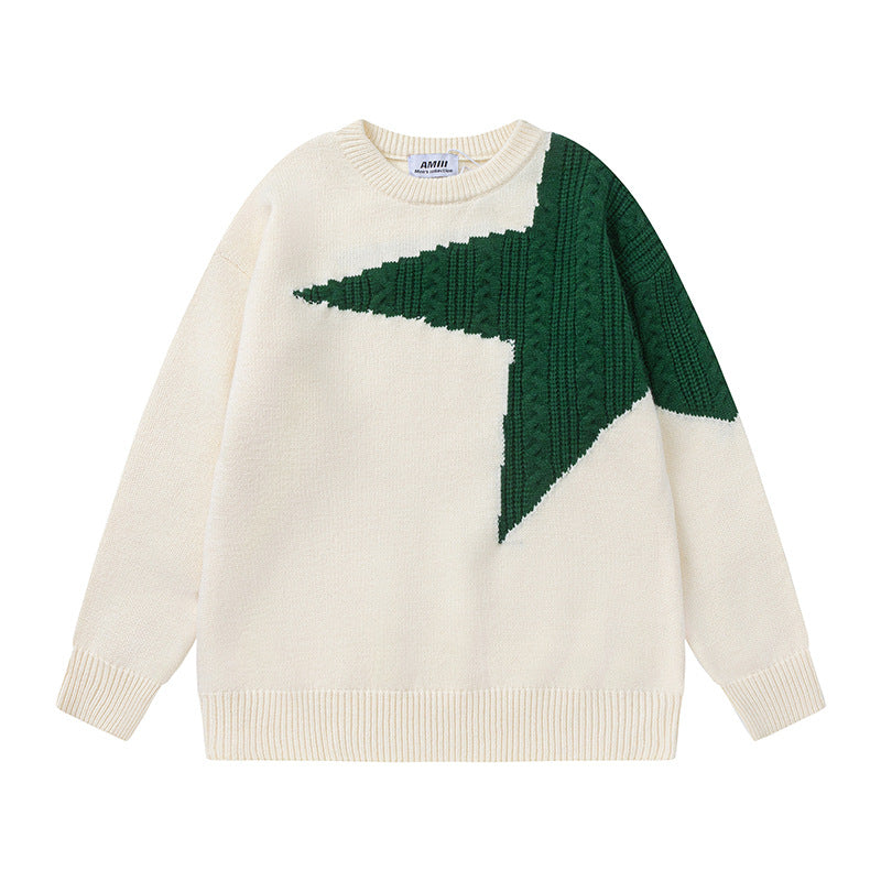 Street Starburst | High Street Patchwork Oversized Jumper - Santo