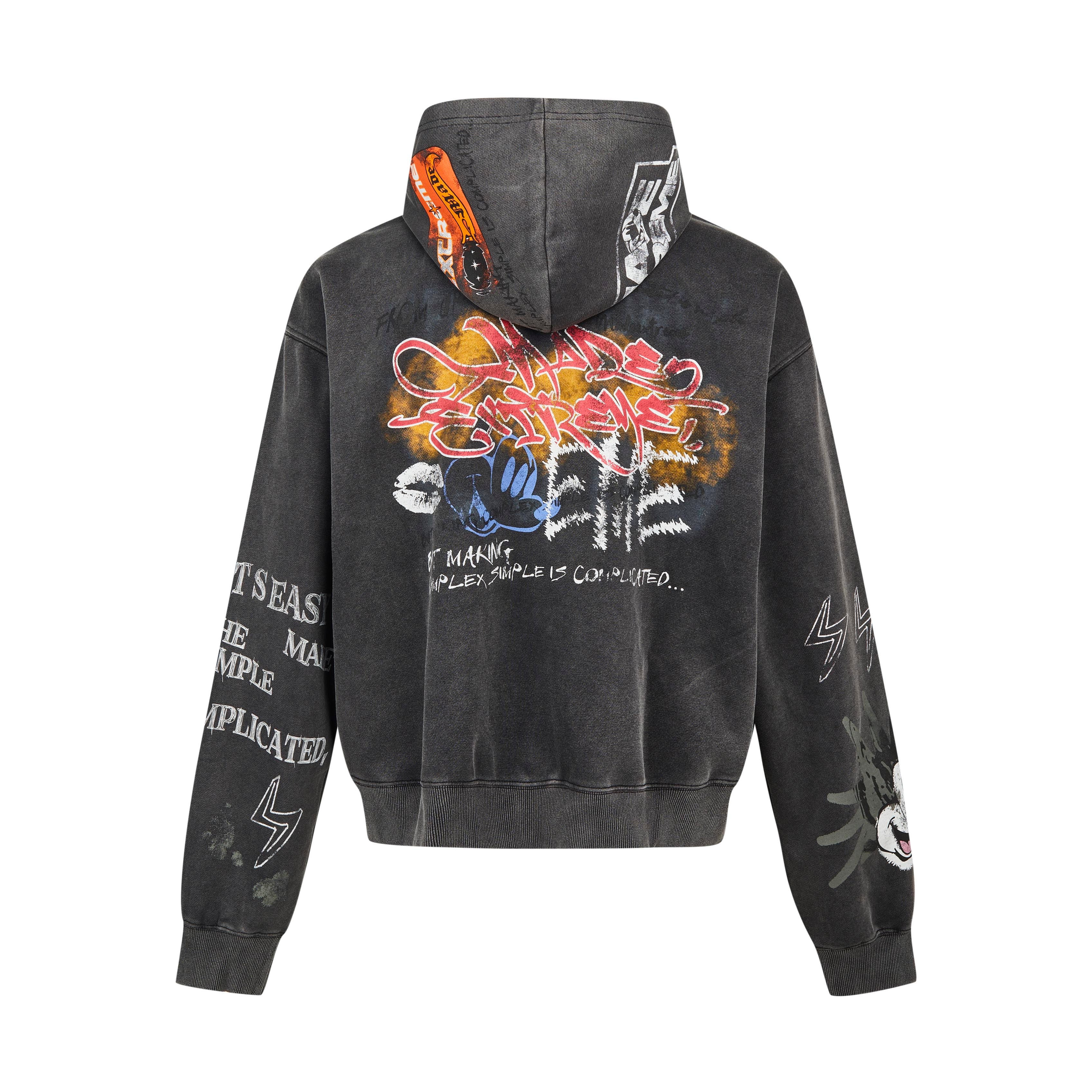 Urban Canvas | High Street Graphic Zipper Hoodie - Santo