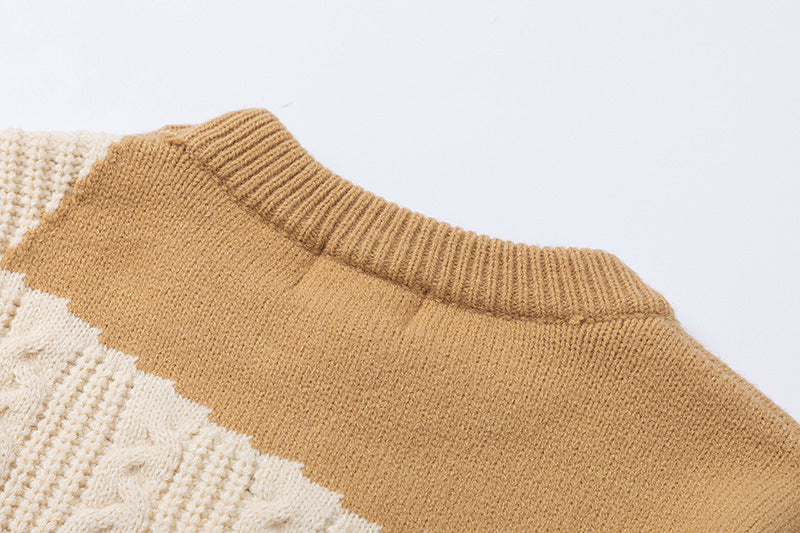 Street Starburst | High Street Patchwork Oversized Jumper - Santo