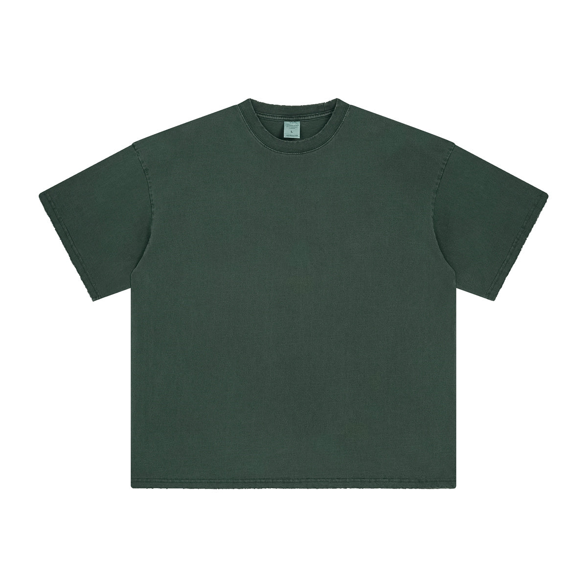 Washed Edge Distressed | Basic T-Shirt - Santo