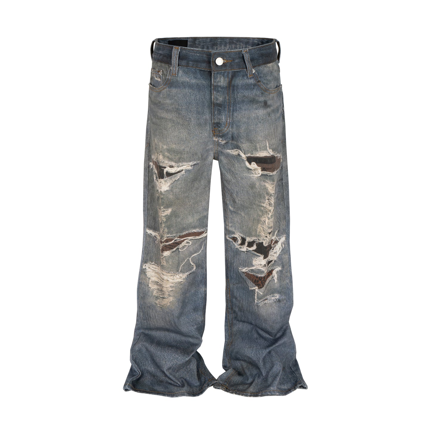 Snake Patch Destroyed | Distressed Jeans - Santo