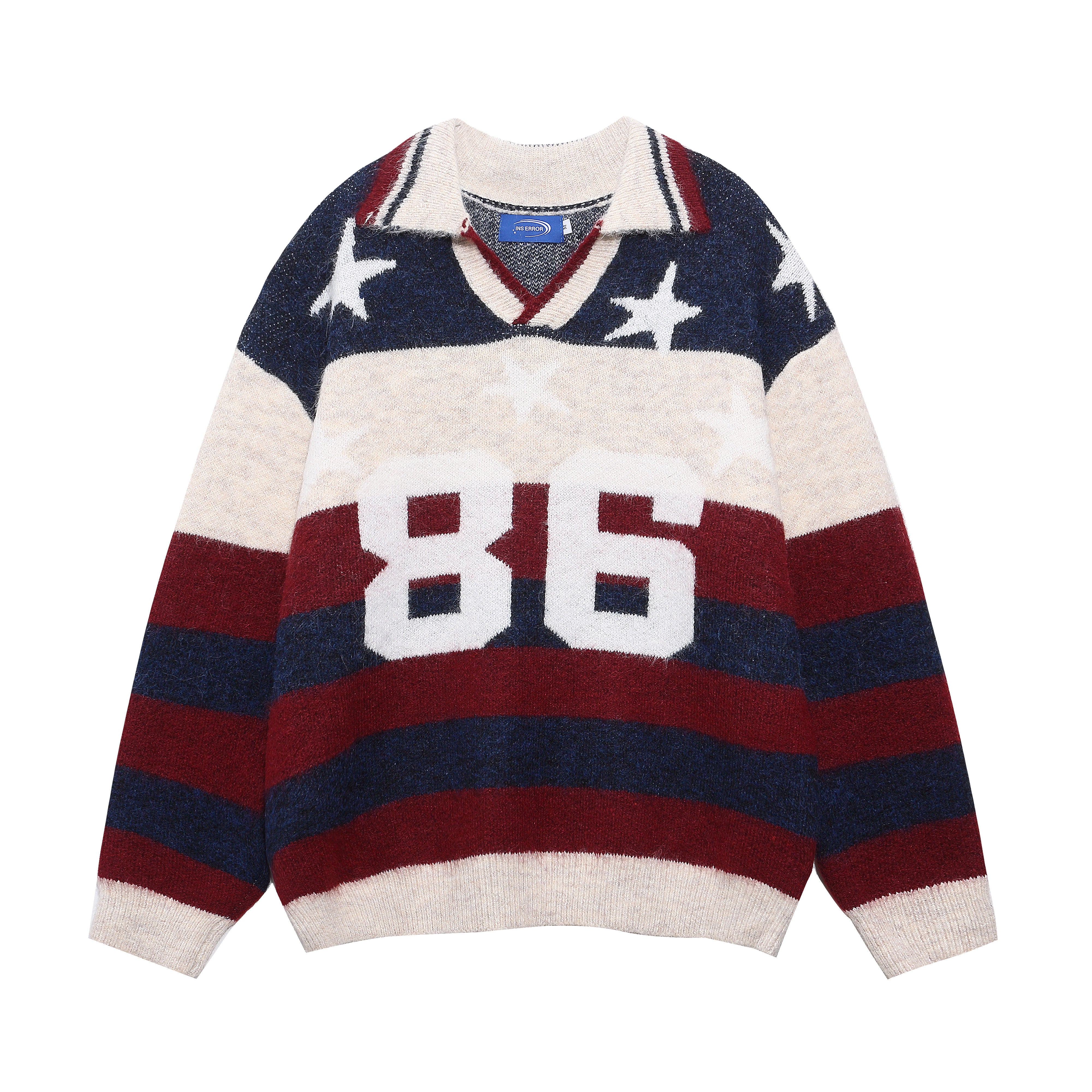 Varsity Spirit | Knit Stripe Number Sweater
