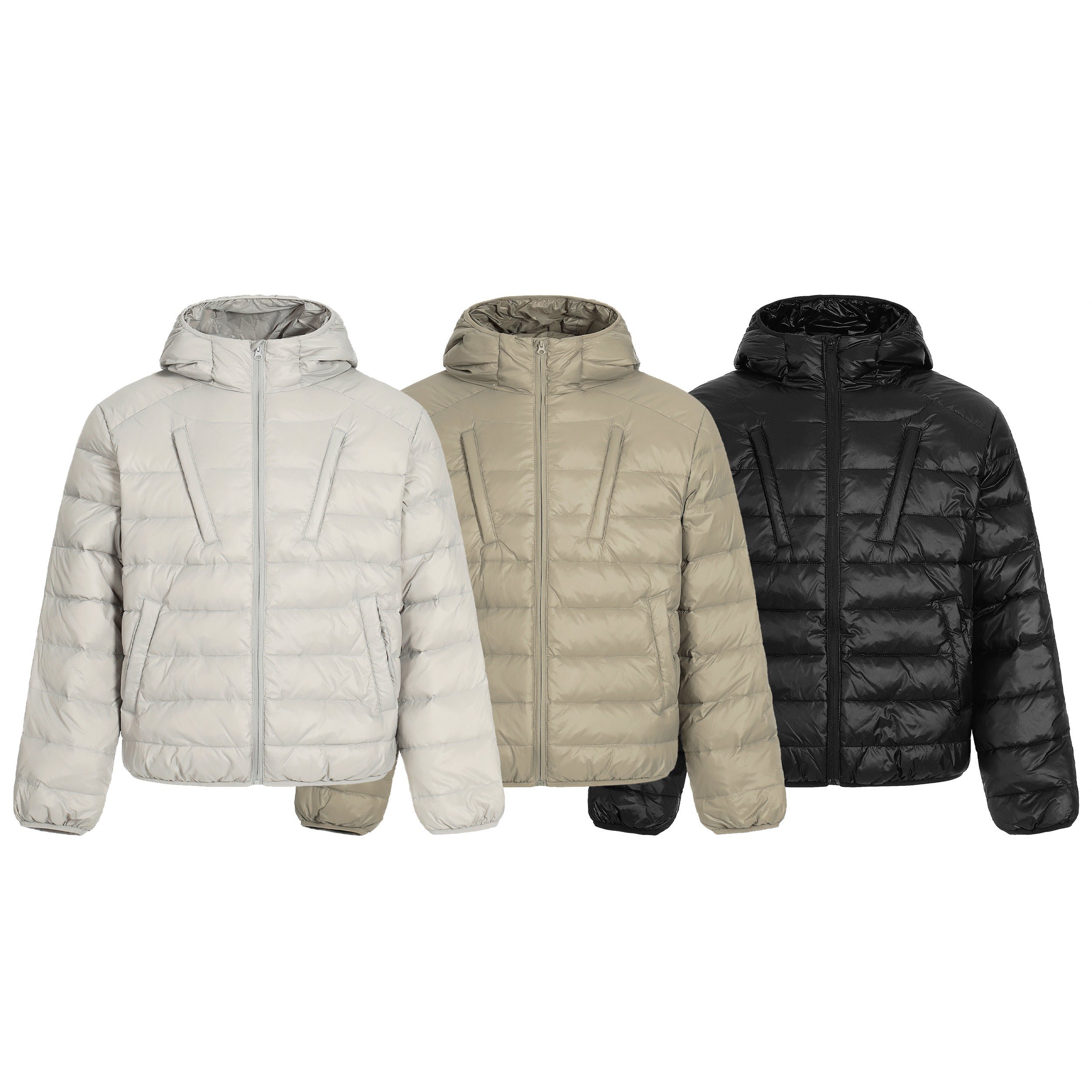 Structured Quilted | Hooded Puffer Jacket