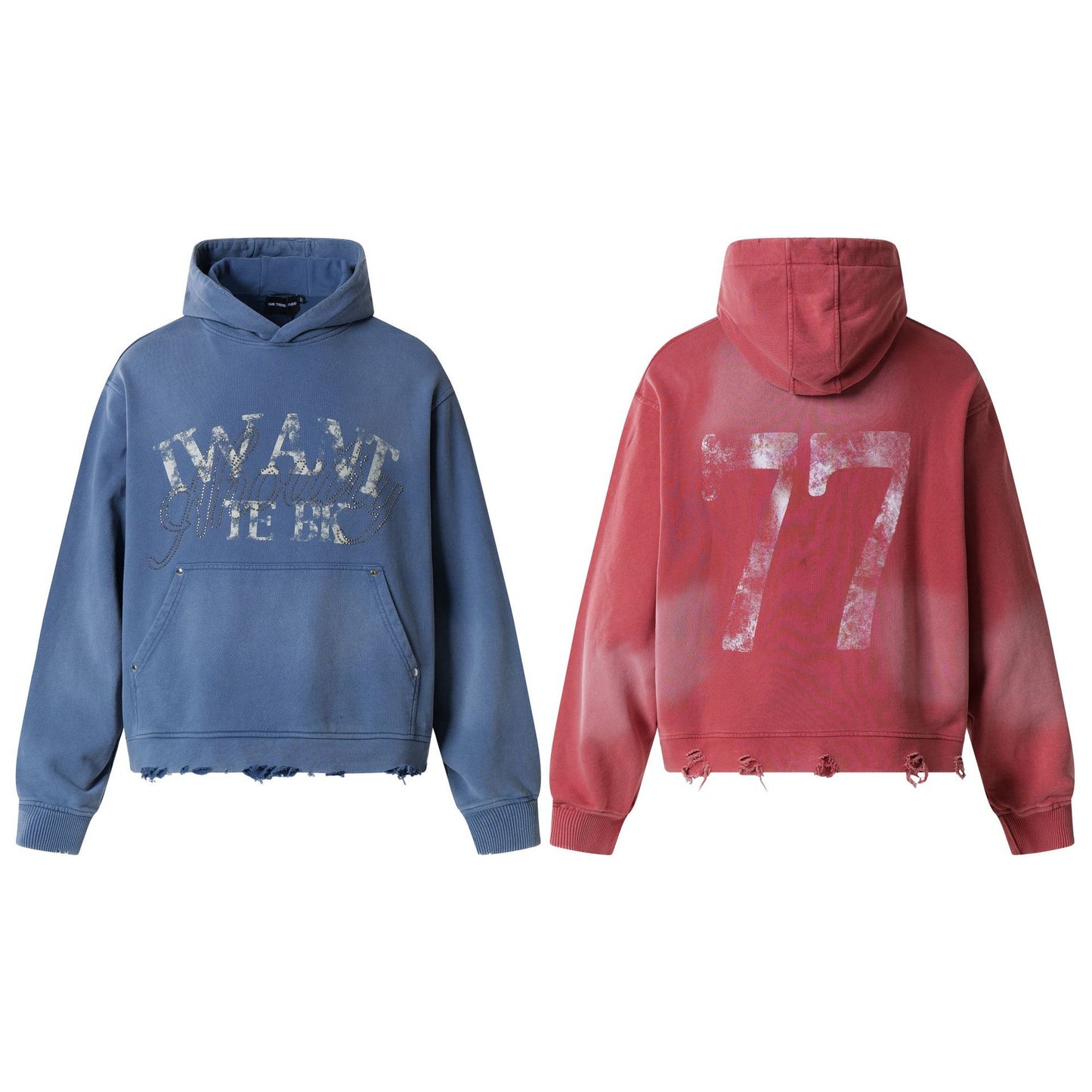 Heavyweight Washed Hoodie | American Streetwear Hoodie - Santo