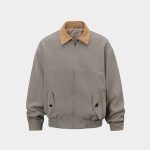 Houndstooth | Zip Jacket - Santo