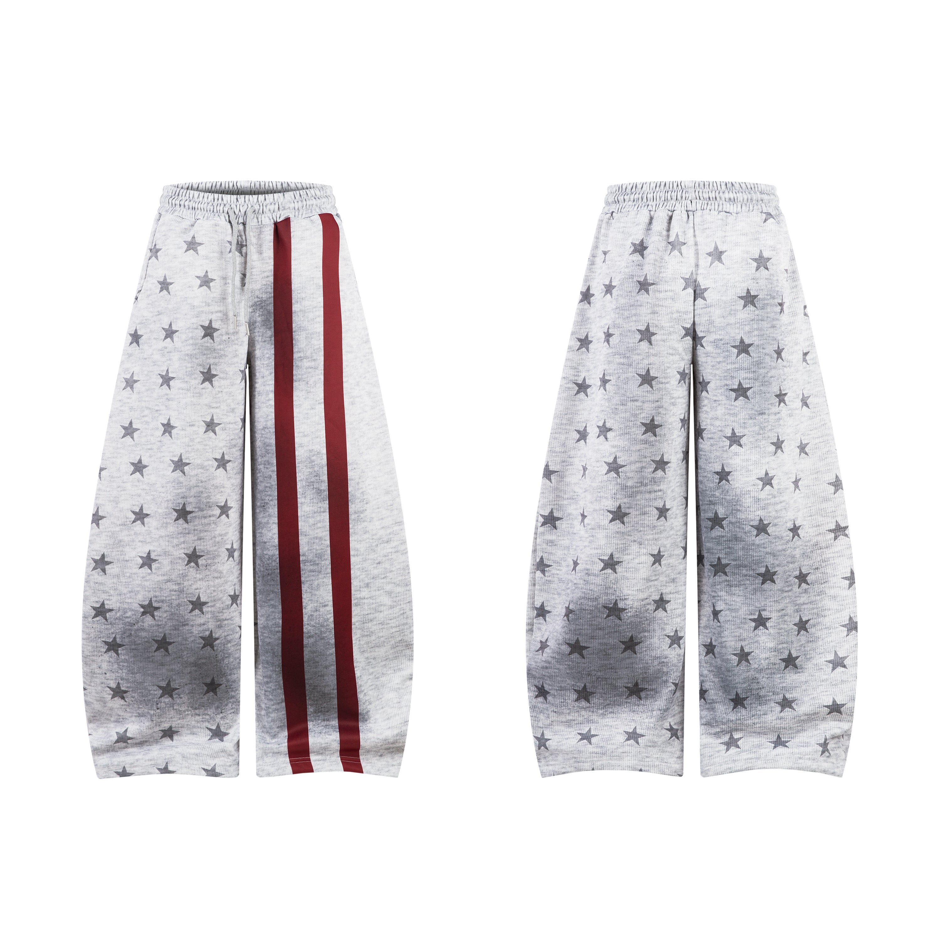 Patriot Star | Wide-Leg Flag-Inspired Sweatpants