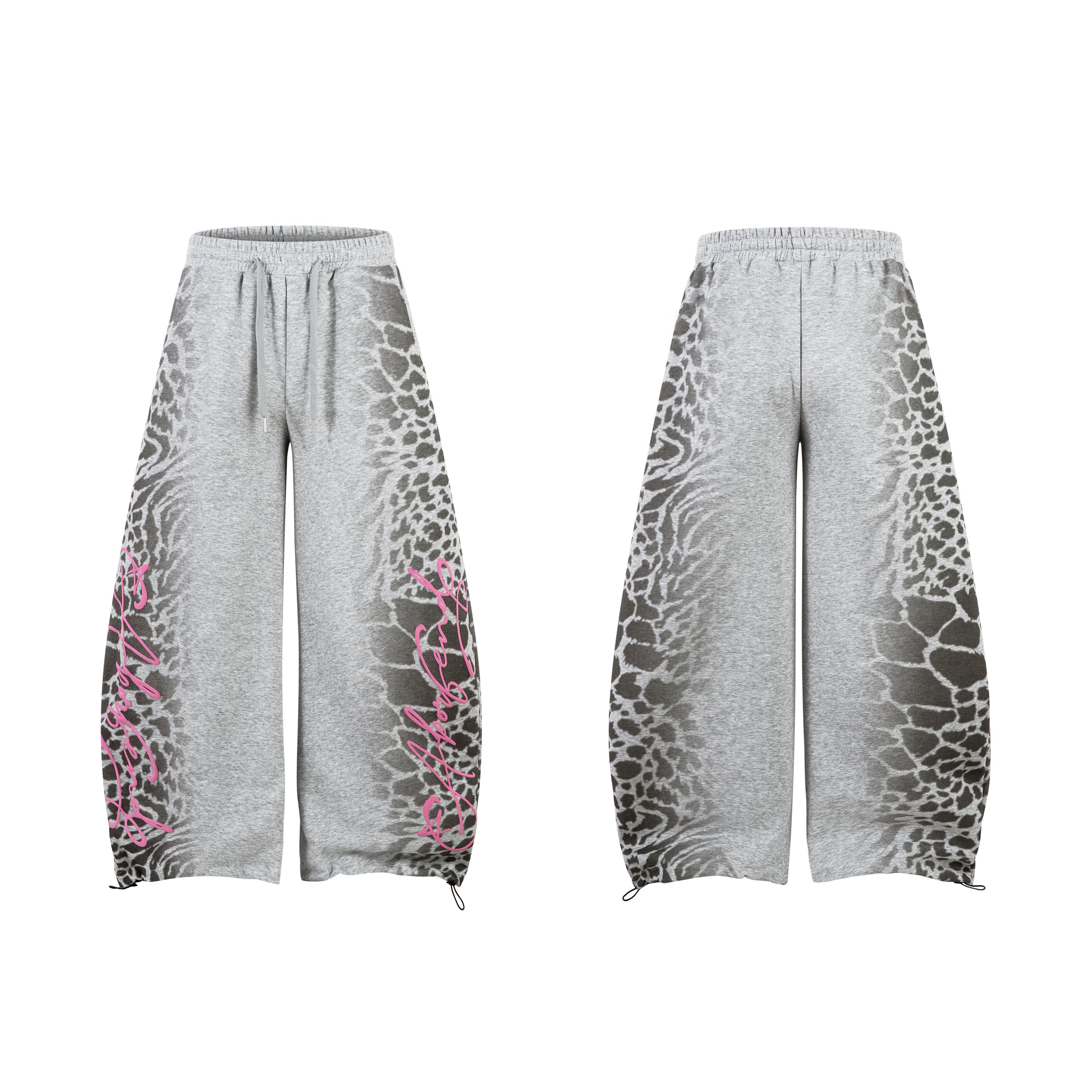 Starfall Drift | Wide-Leg Printed Sweatpants