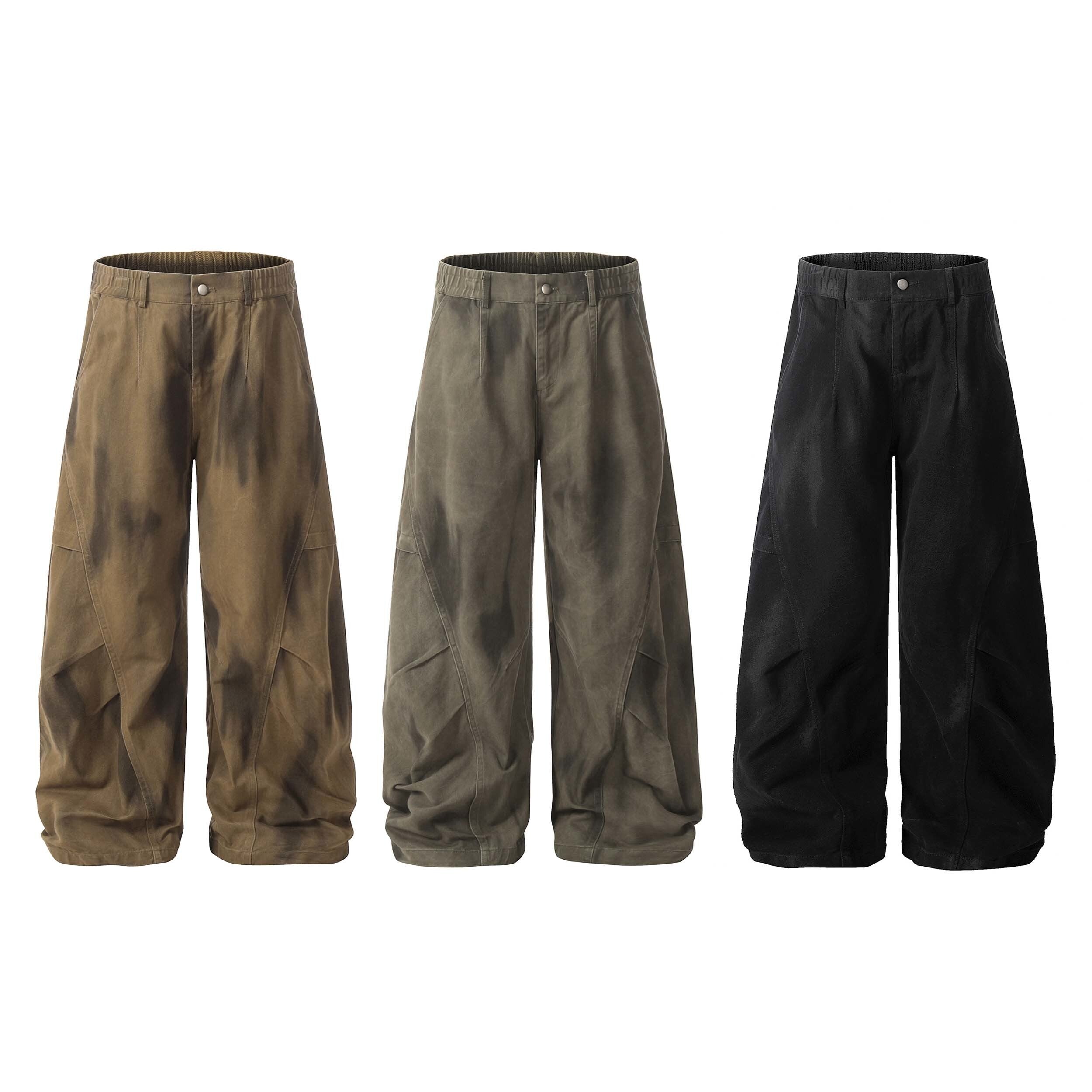 Tie-Waist Flow | Wide Leg Pleated Pants