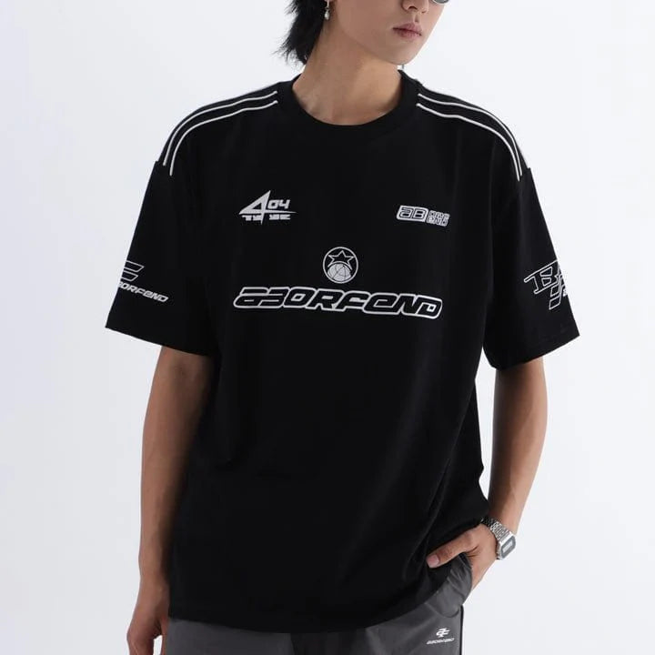 Maglietta da corsa Varsity Drive | Oversized Varsity Racing