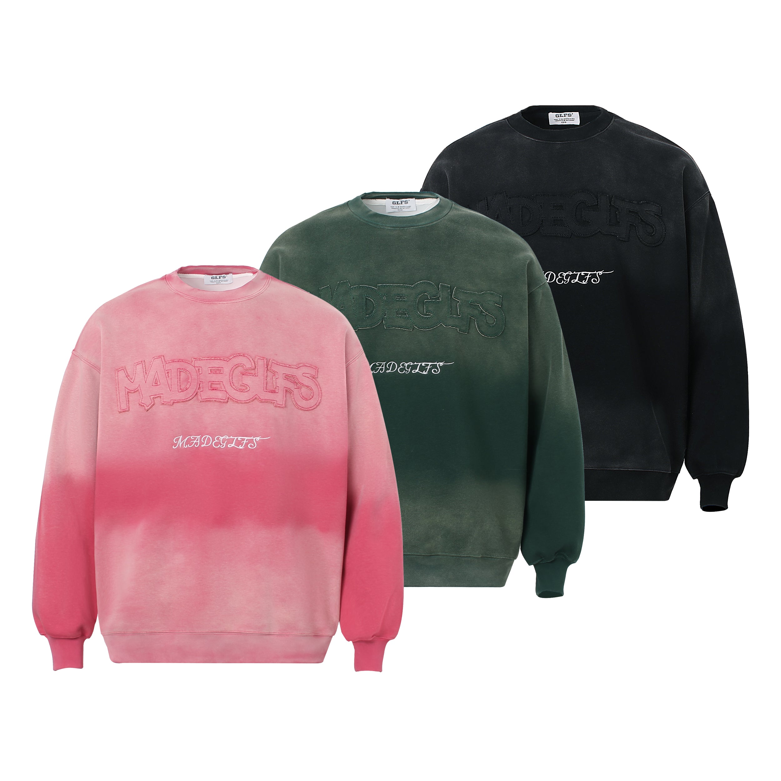 Embroidered Graphic Gradient | Casual Sweatshirt - Santo