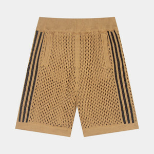 Mesh Stripe Knit | Baggy Shorts - Santo
