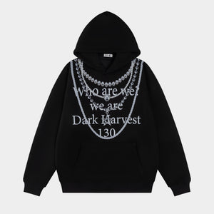 Chains Print | Graphic Hoodie - Santo