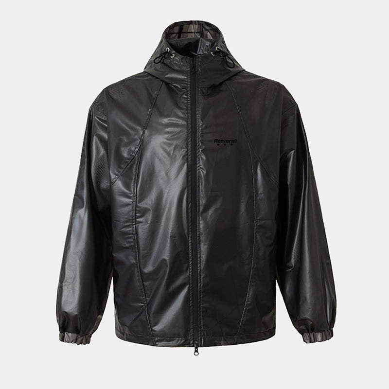 Urban Glossy Techwear | Windbreaker Jacket - Santo