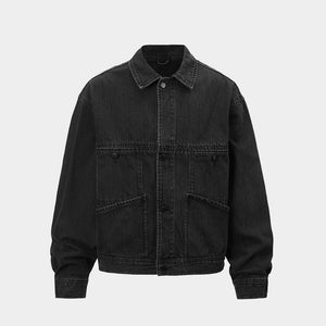 Washed Black Denim | Vintage Jacket - Santo