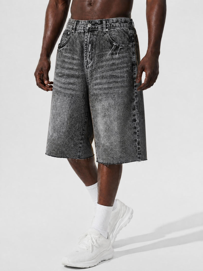 Men’s Vintage Wide Leg Denim Shorts - Santo