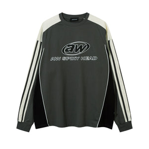 Retro Varsity | Oversized Varsity Sweatshirt - Santo