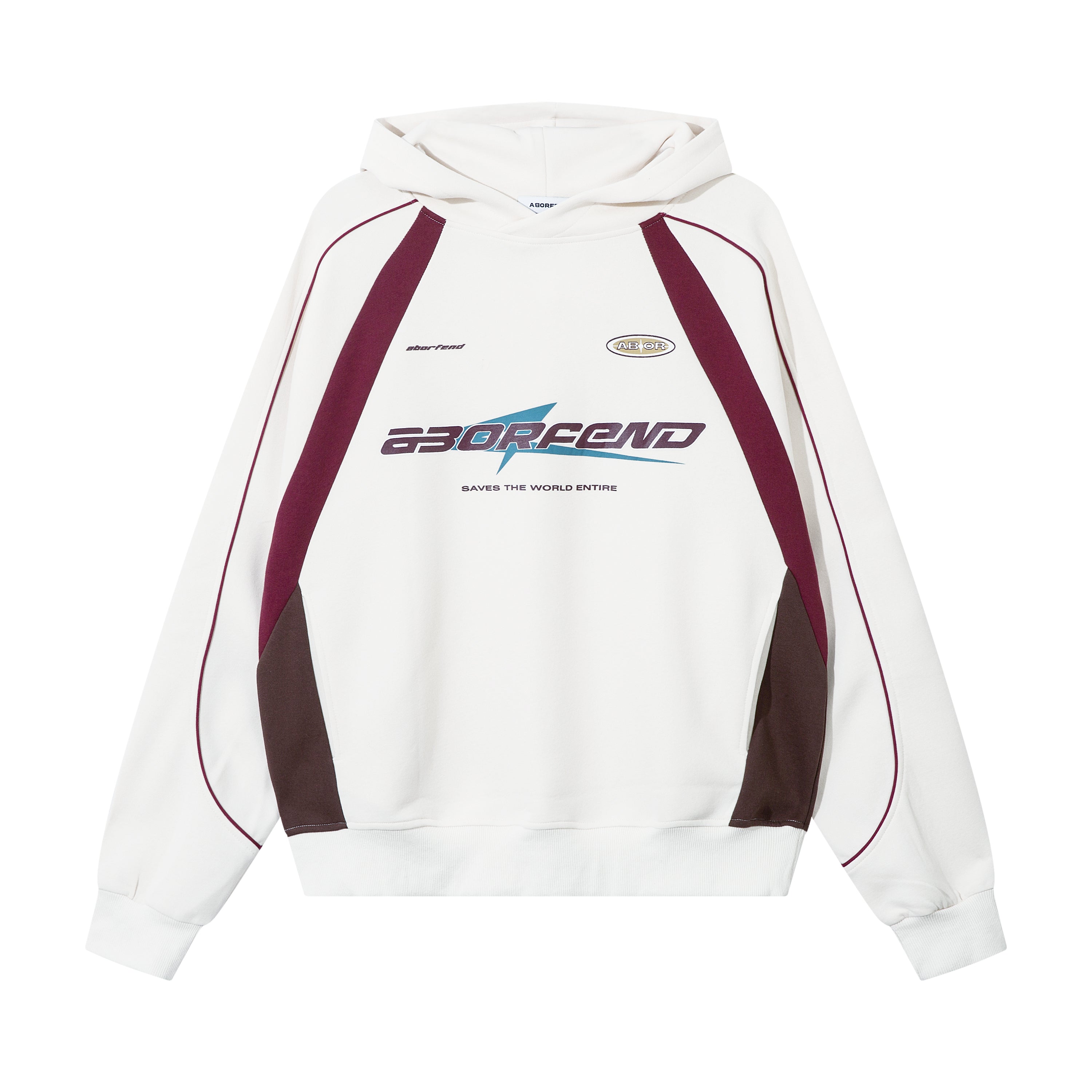 Racing Stripes | Athletic Graphic Hoodie - Santo