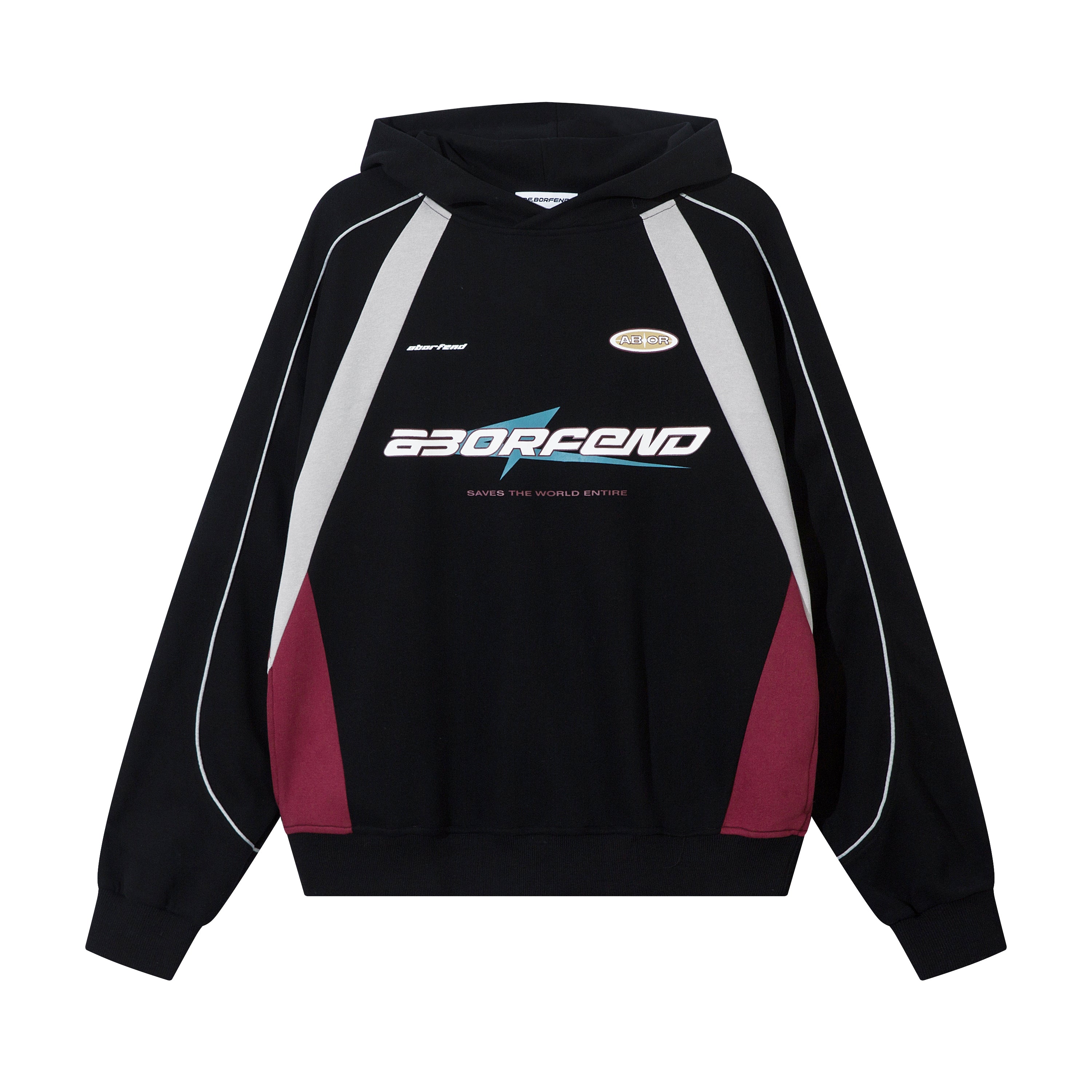 Racing Stripes | Athletic Graphic Hoodie - Santo