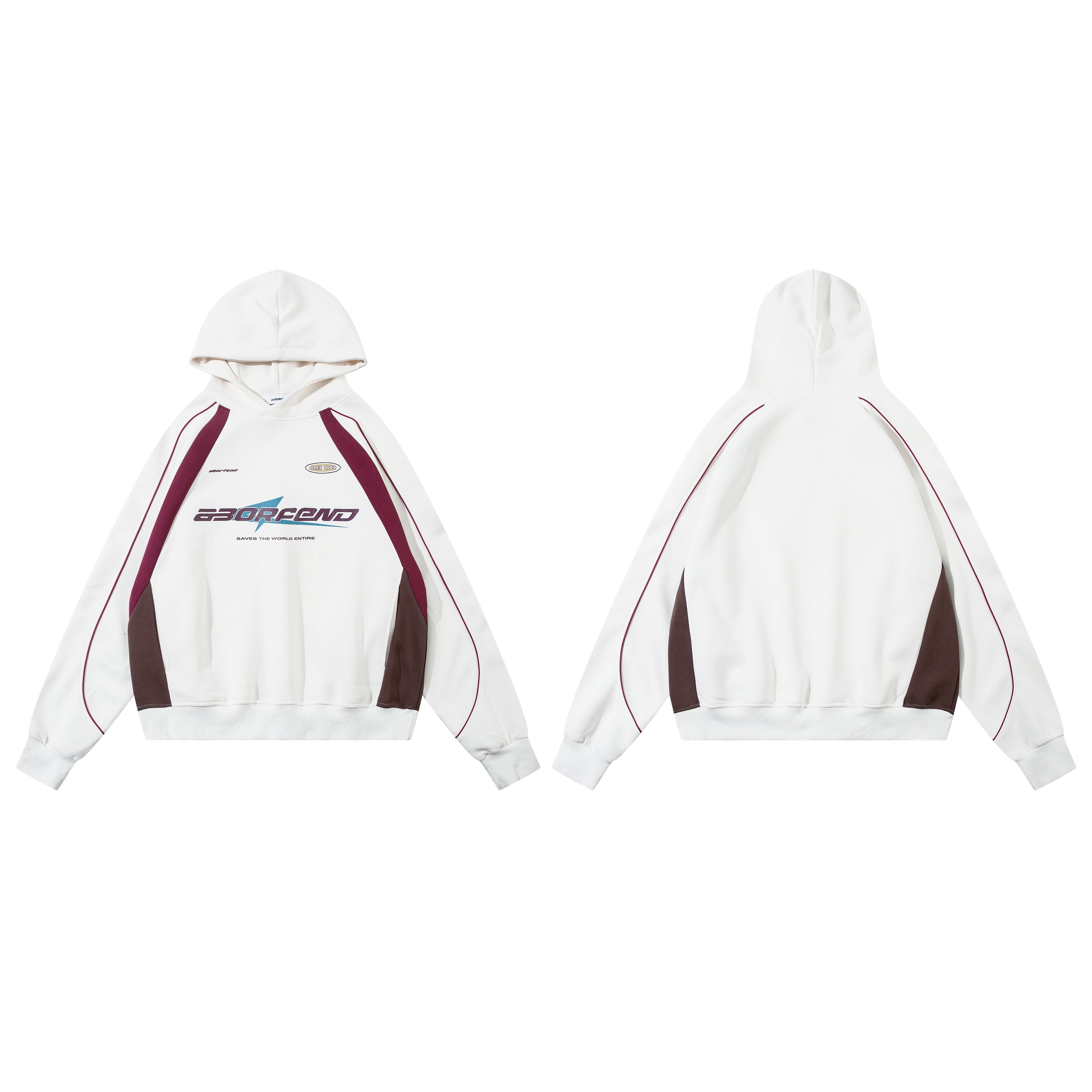 Racing Stripes | Athletic Graphic Hoodie - Santo