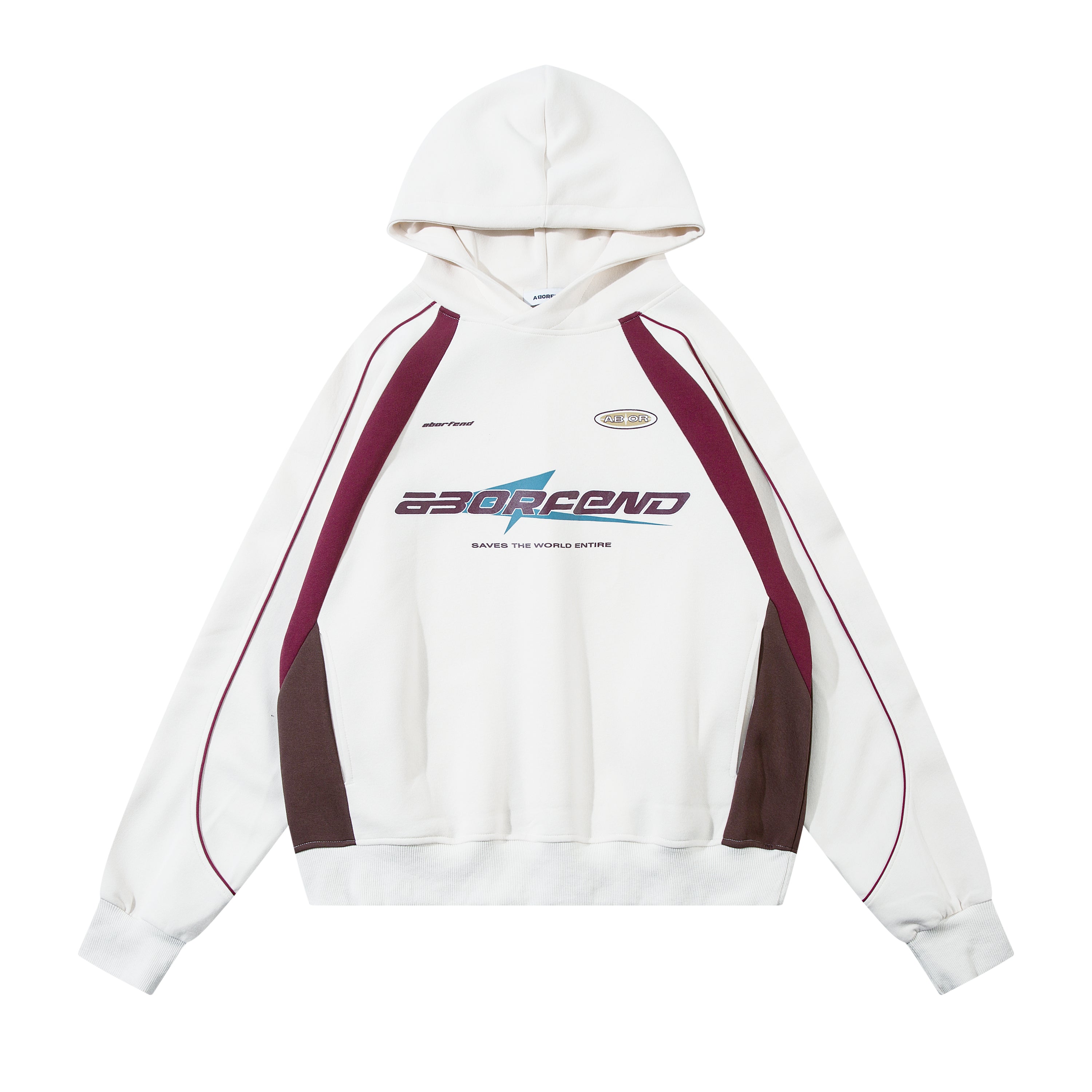 Racing Stripes | Athletic Graphic Hoodie - Santo