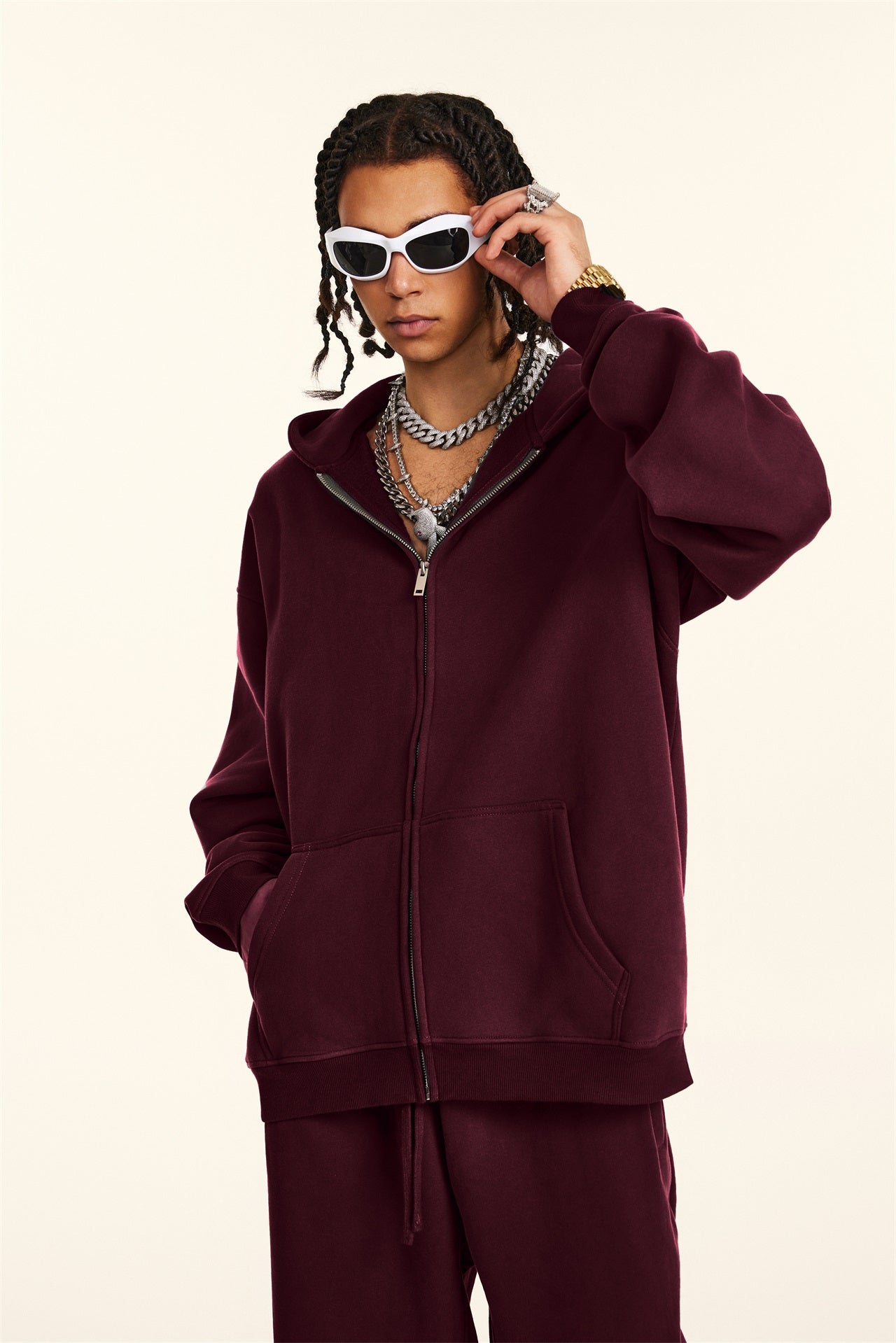 Vintage | Classic Full-Zip Sweatshirt