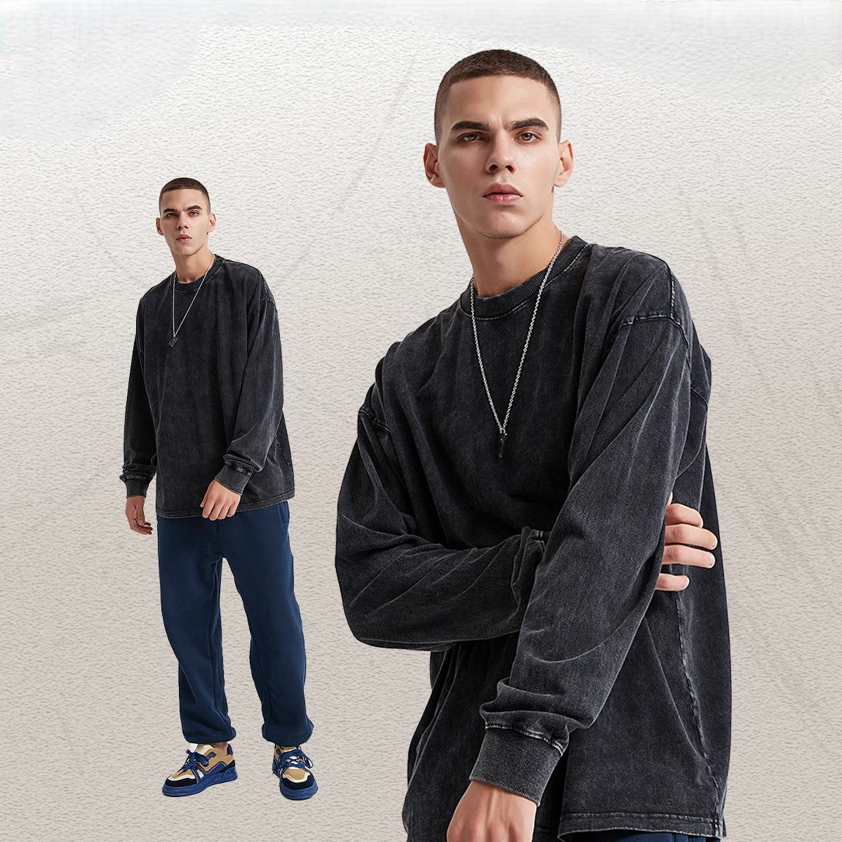 Vintage | Relaxed Fit Crewneck Shirt