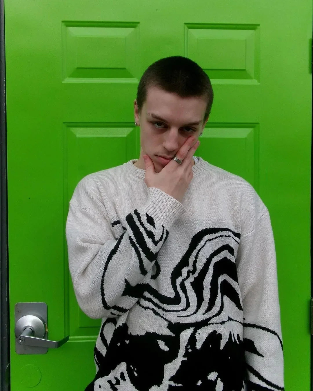 'Skulls' Jumper - Santo