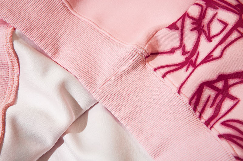 ' Anime Cartoon Print ' Hooded Sweatshirt - Santo