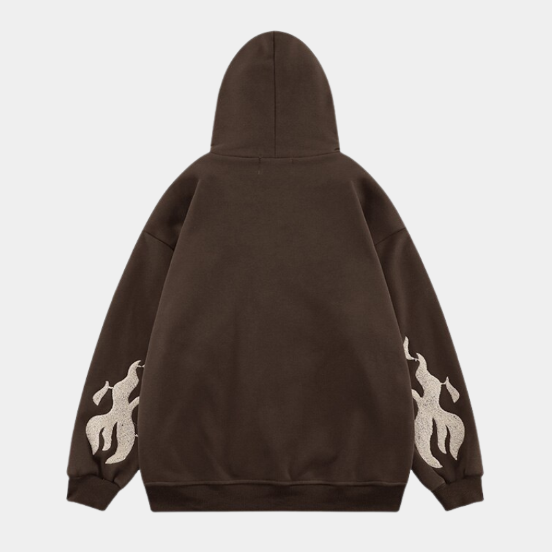 'Sparks' Zip up hoodie - Santo