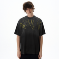 Splatter Graphic | Black T-Shirt - Santo 