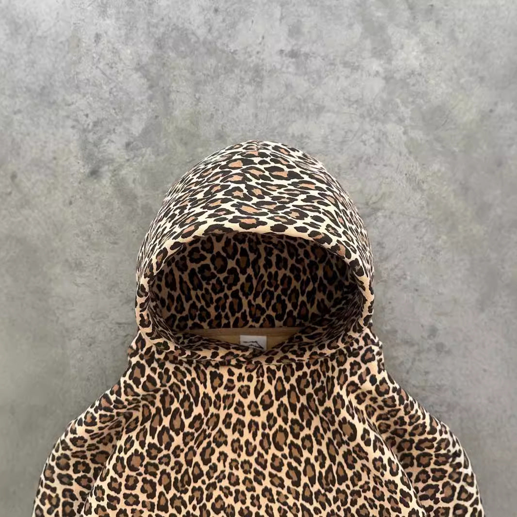 Safari urbain | Sweat à capuche à imprimé animal