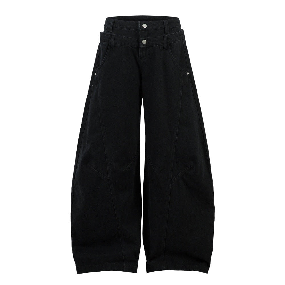 Leopard Graffiti | Patch Jeans Pants