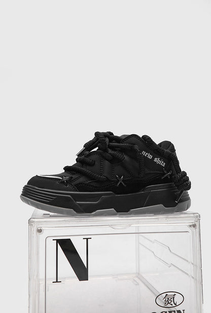 Urban Lace | Chunky Casual Sneakers - Santo 