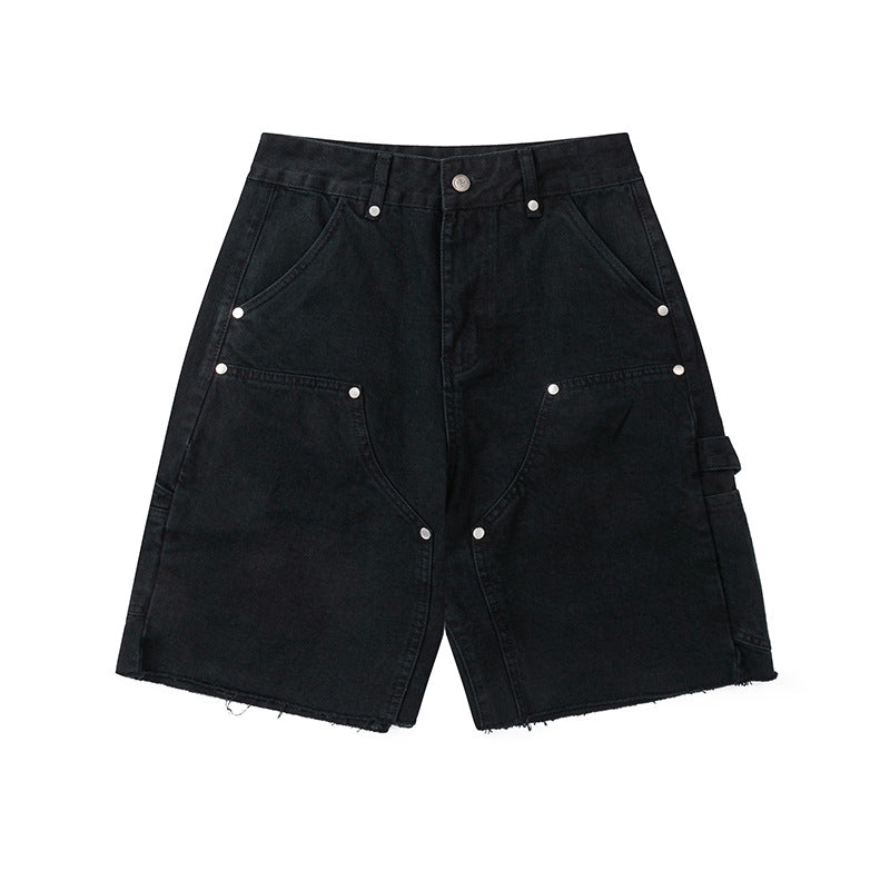 Utility Pocket | Denim Shorts