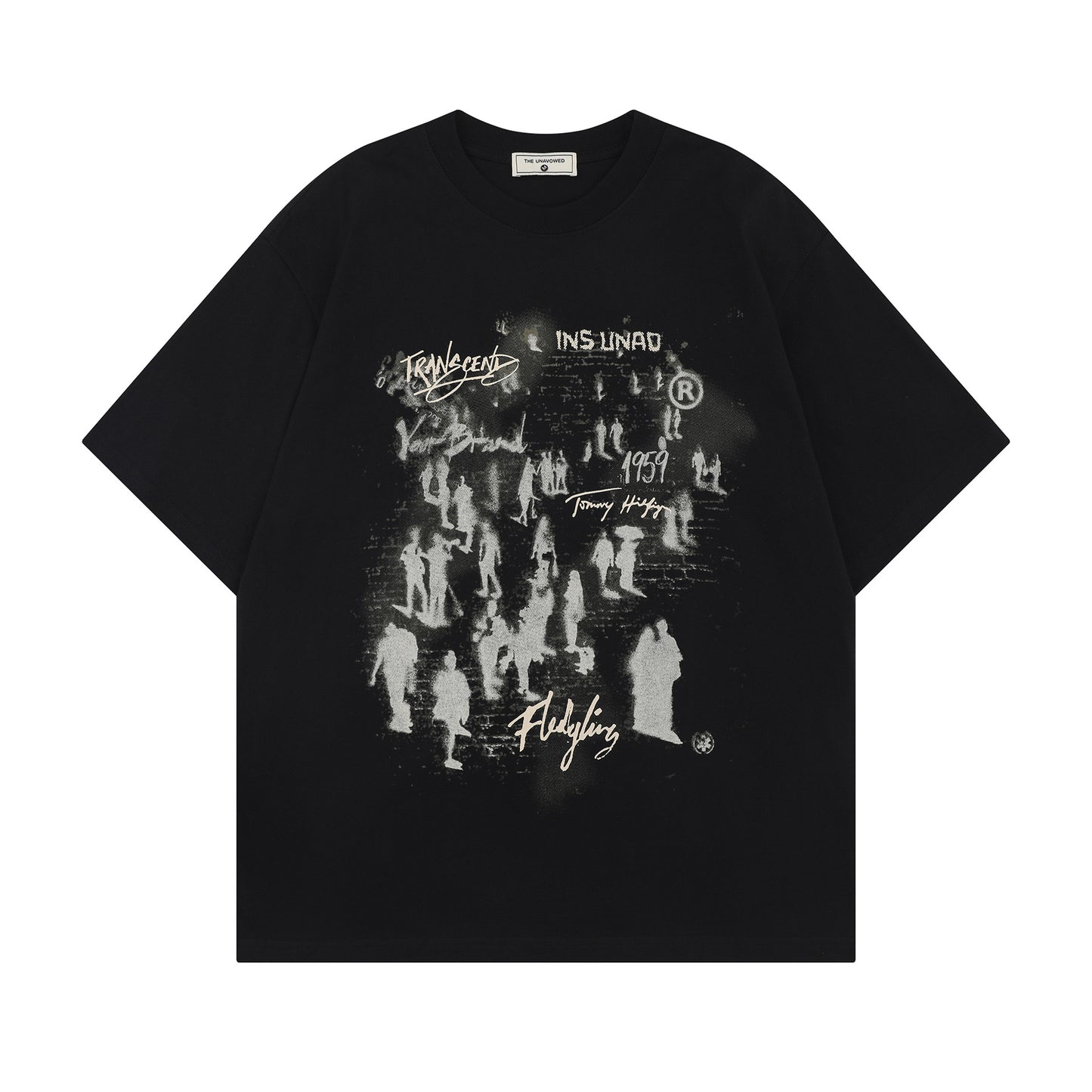 Crowd Print | Graffiti T-Shirt - Santo 