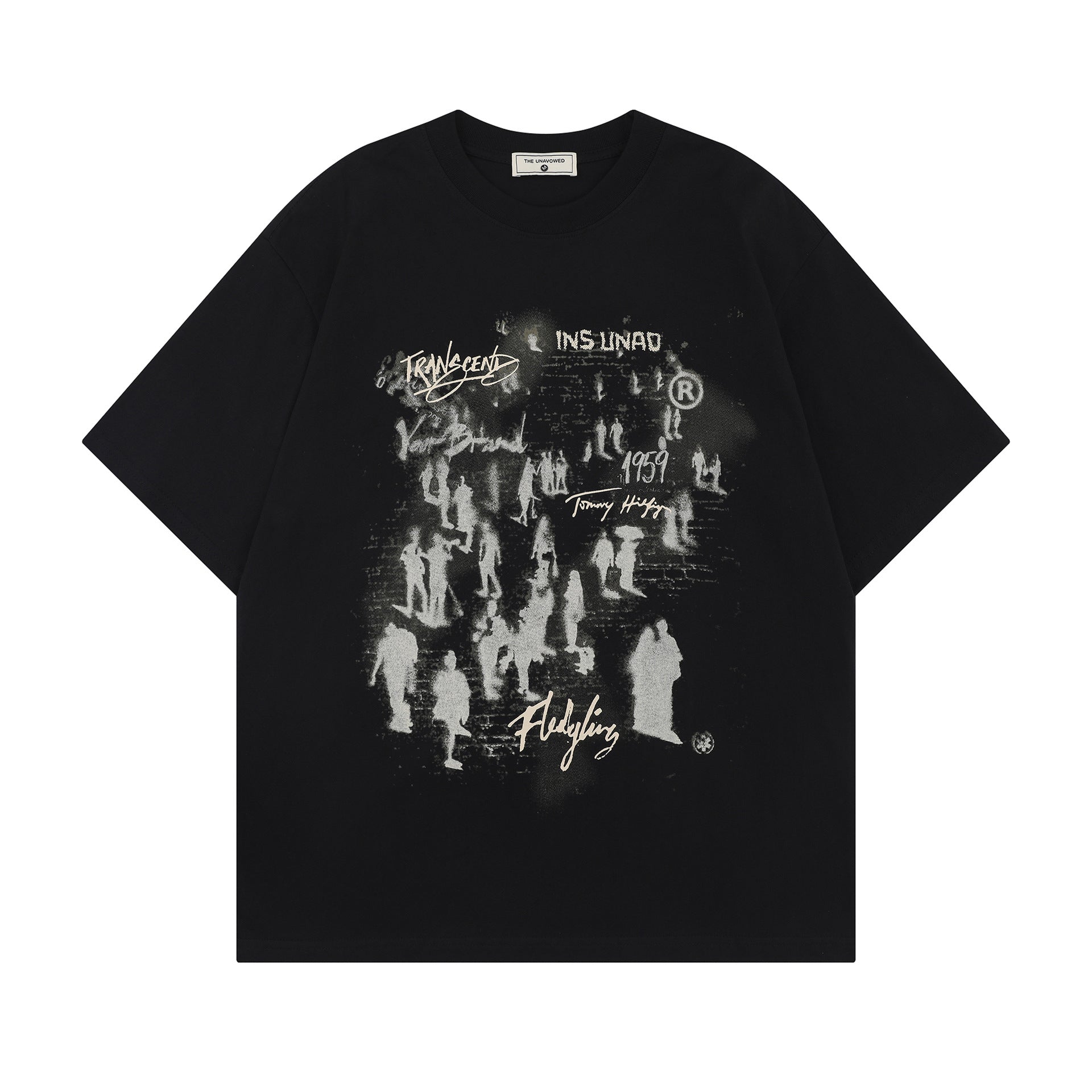 Crowd Print | Graffiti T-Shirt - Santo 