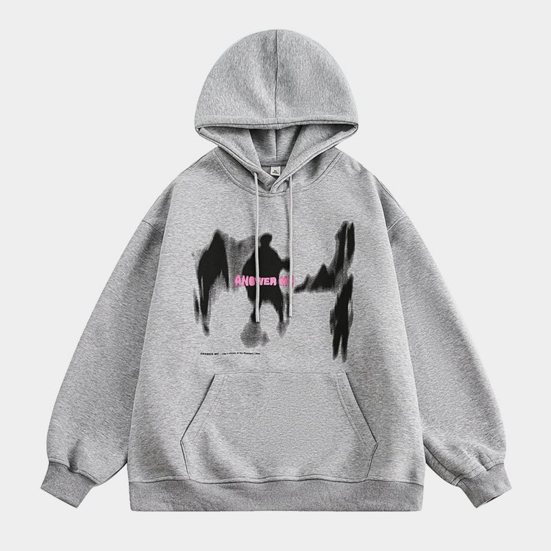Shadow Wave | Y2K Inspired Graphic Hoodie - Santo 